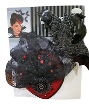 Christy?s Costume Vampire Hat Halloween Fascinator Bats New