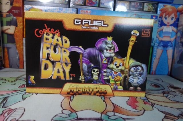 G FUEL Conker's Bad Fur Day Mighty Poo Collector's Box w/ Youtooz GFUEL G FUEL Conker's Bad Fur Day Mighty Poo Collector's Box w/ Youtooz GFUEL
