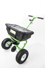 FUXBAU Carrello Spandiconcime 60L - Spargisale per tutto l'anno per sale, sabbia, fertilizzante e semi