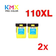 2x compatible for hp110 CB304A photo color ink cartridge for A310 A516 A526 A320
