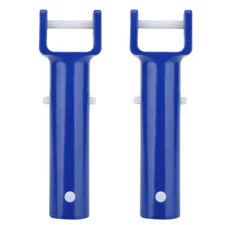 2 Sets Swimming Pool Vacuum Brush Head Cleaner Sweeper Vacuum Handle Cleaning