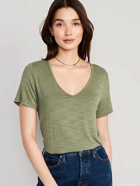 Luxe v neck sales tee old navy