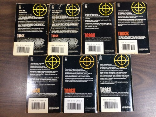 7 TRACK Books By Jerry Ahern 1, 2, 5, 7, 8, 10, 11 ACCEPTABLE Lot - Picture 2 of 18