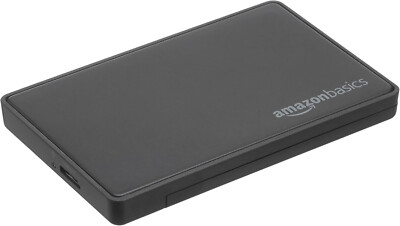 Amazon Basics - 6,35 cm SATA-Festplattengehäuse, USB 3.0