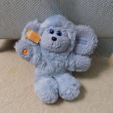 Vtg Rare Fiesta Plush NEVERNOD Plush 14" Penny Teddy Bear Fuzzy Grey BIG EARS 27