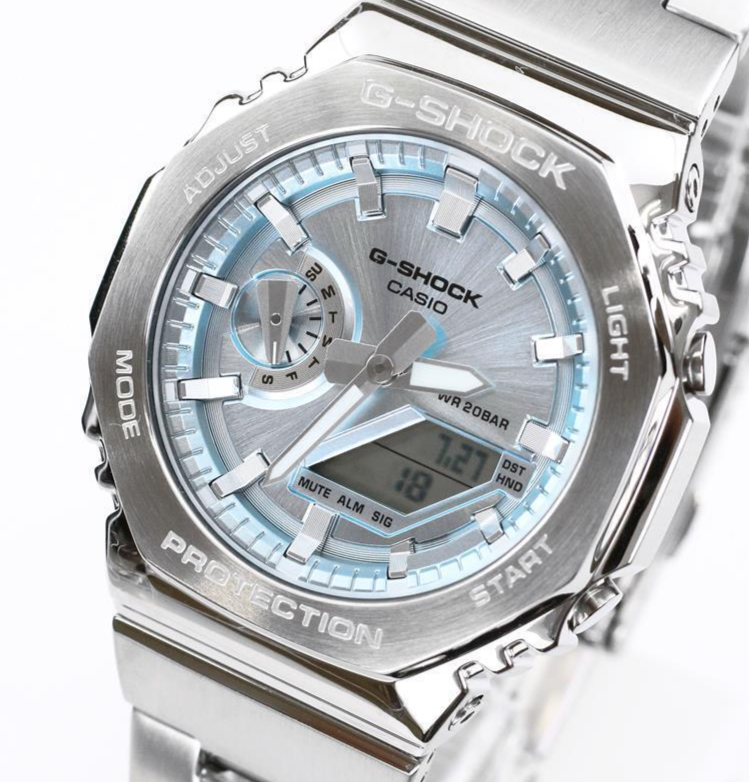 CASIO G-SHOCK GM-2110D-2AJF FULL METAL Analog Digital Watch Sky