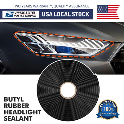 4M Butyl Rubber Glue Headlight Sealant Rope Retrofit Reseal Door Windshield New