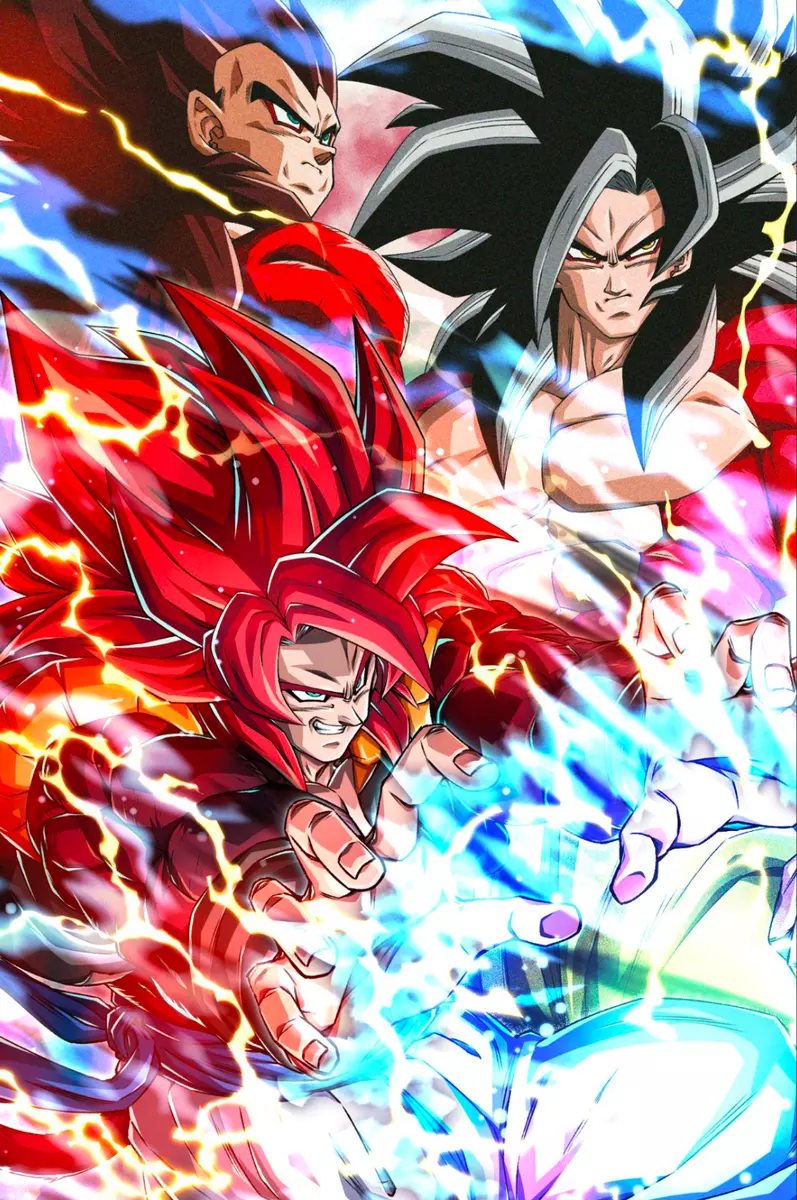 Poster Dragon Ball Z Saiyan Fusions