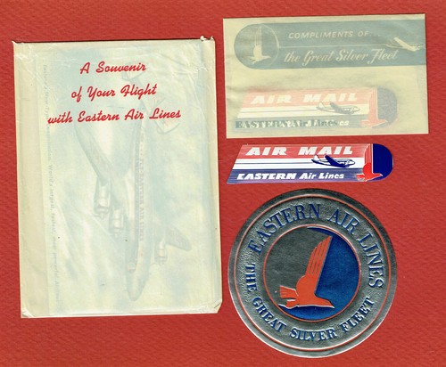 1948 EASTERN AIRLINES UND BOAC BROSCHÜREN, TICKETS, POSTKARTEN & ANDERE ARTIKEL - Bild 5 von 12