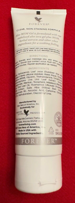 Aloe MSM Gel  Muscle & Joint Soothing Gel for Post Workout Recovery | Aloe  Vera | eBay