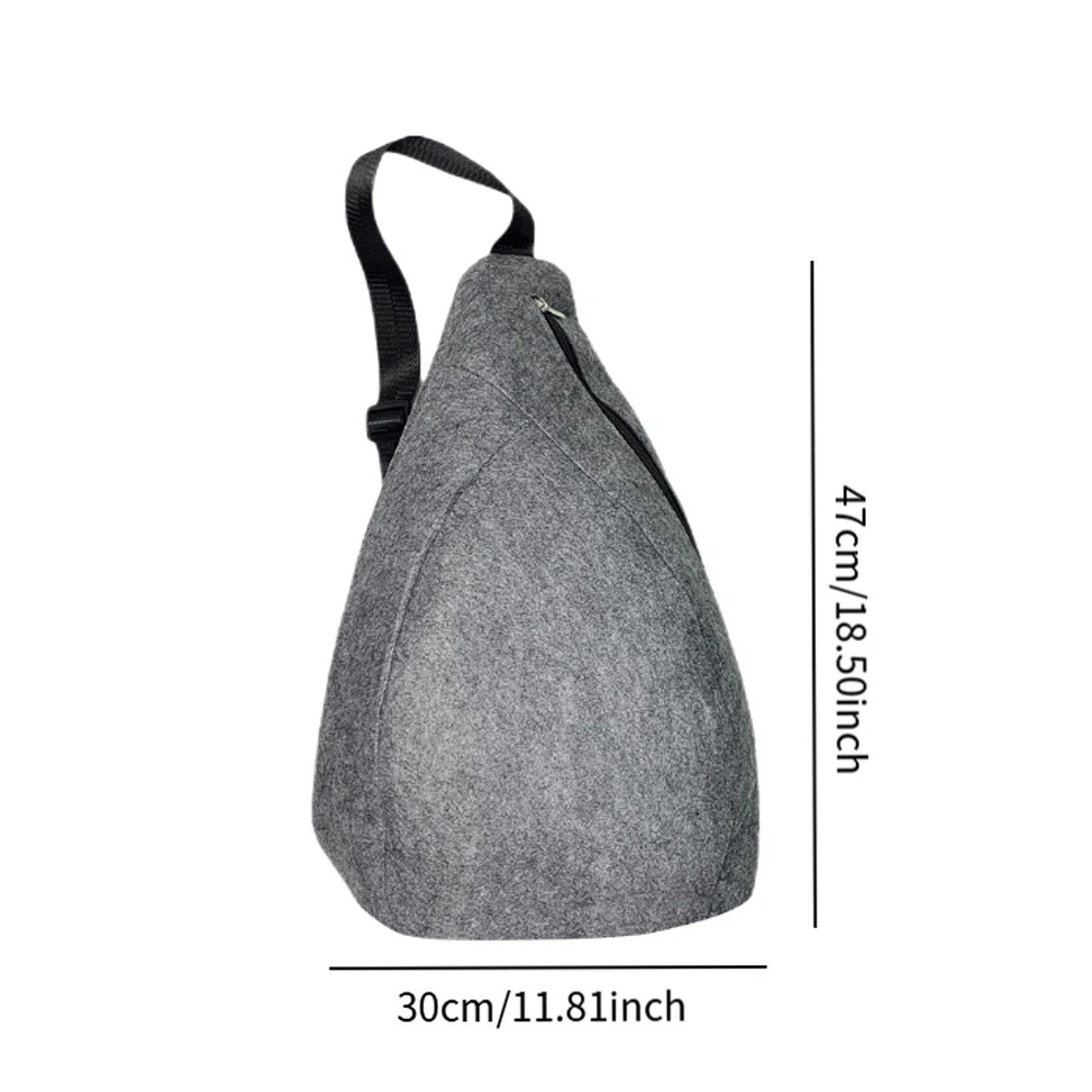 Pickleball Bag Portable for Sports Zipper Closure for Women Men Sling Bag