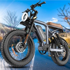 New Electric Bike 3000W Peak Dual Motor ebike 48V 15.6Ah for Adult 30MPH Bicycle
