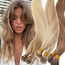 150G Thick Nano Ring 100 Remy Human Hair Extensions Easy Micro Loop Beads Ombre