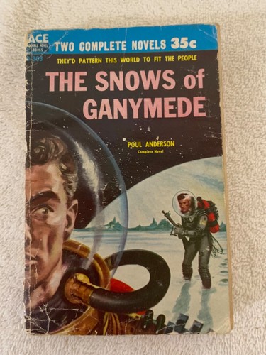 War of the Wing-Men / The Snows of Ganymede - Poul Anderson - ACE #D-303 Signed - Picture 2 of 10