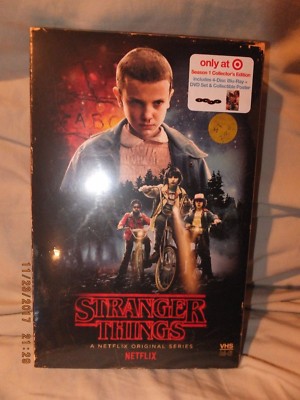Stranger Things: SEASON 1 + Bluray + Dvd  FACTORY SEALED NEW NETFLIX