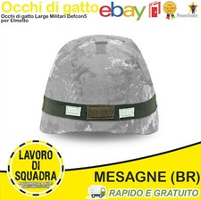 Fascia Elastica Softair ELMETTO Bande RIFRANGENTI Occhi di Gatto Militare - Defc