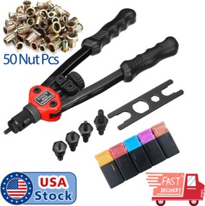 Rivet Gun Kit Rivnut Thread Setting Tool Nut Setter NutSert Metric SAE Riveting Rivet Gun Kit Rivnut Thread Setting Tool Nut Setter NutSert Metric SAE Riveting