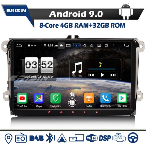 8 Kern DAB+Android 9 GPS Autoradio Für VW Passat Golf 5/6 Polo Tiguan Eos Seat - Bild 13 von 15