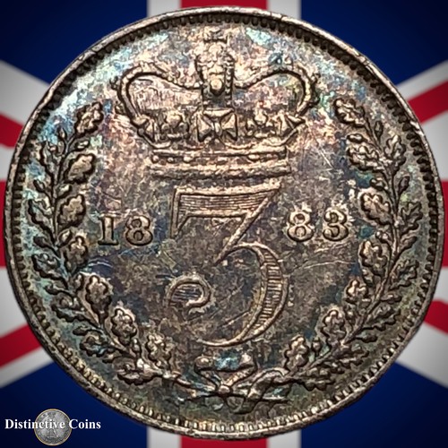 Great Britain 1883 Three Pence GB1923 - Picture 2 of 2