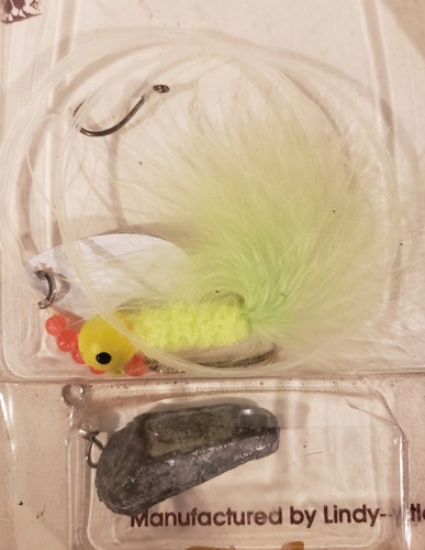 SCHLITZ VINTAGE GO FOR IT WALLEYE KIT YELLOW OR BLUE STRINGER - Picture 3 of 4
