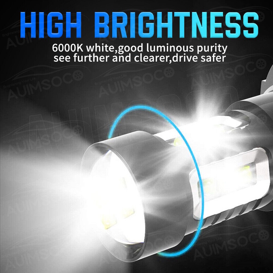 Combo LED Headlight Bulb White High Low+Fog Light For Honda Odyssey