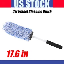 17“ Car Wheel Brush Rims Tire Seat Engine Wash Cleaning Kit Auto Detailing Tool