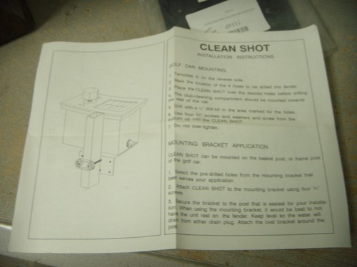 Universal Wood Grain Golf ball and Club Cleaner Kit - Picture 3 of 3