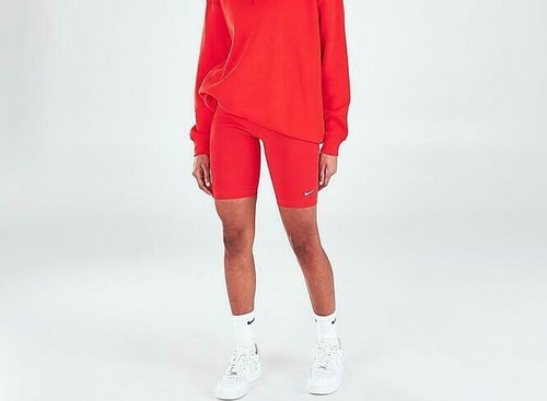 red nike bike shorts