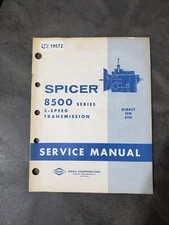 Dana Spicer 8500 Series Transmission Factory Service Manual