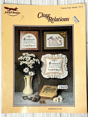 Close Relations Cross Stitch Pattern - Fox Hill Designs - Parents & Grandparents