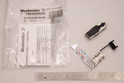 WEIDMüLLER Ethernet Steady TEC terminal block protective conductor 1963600000 original packaging