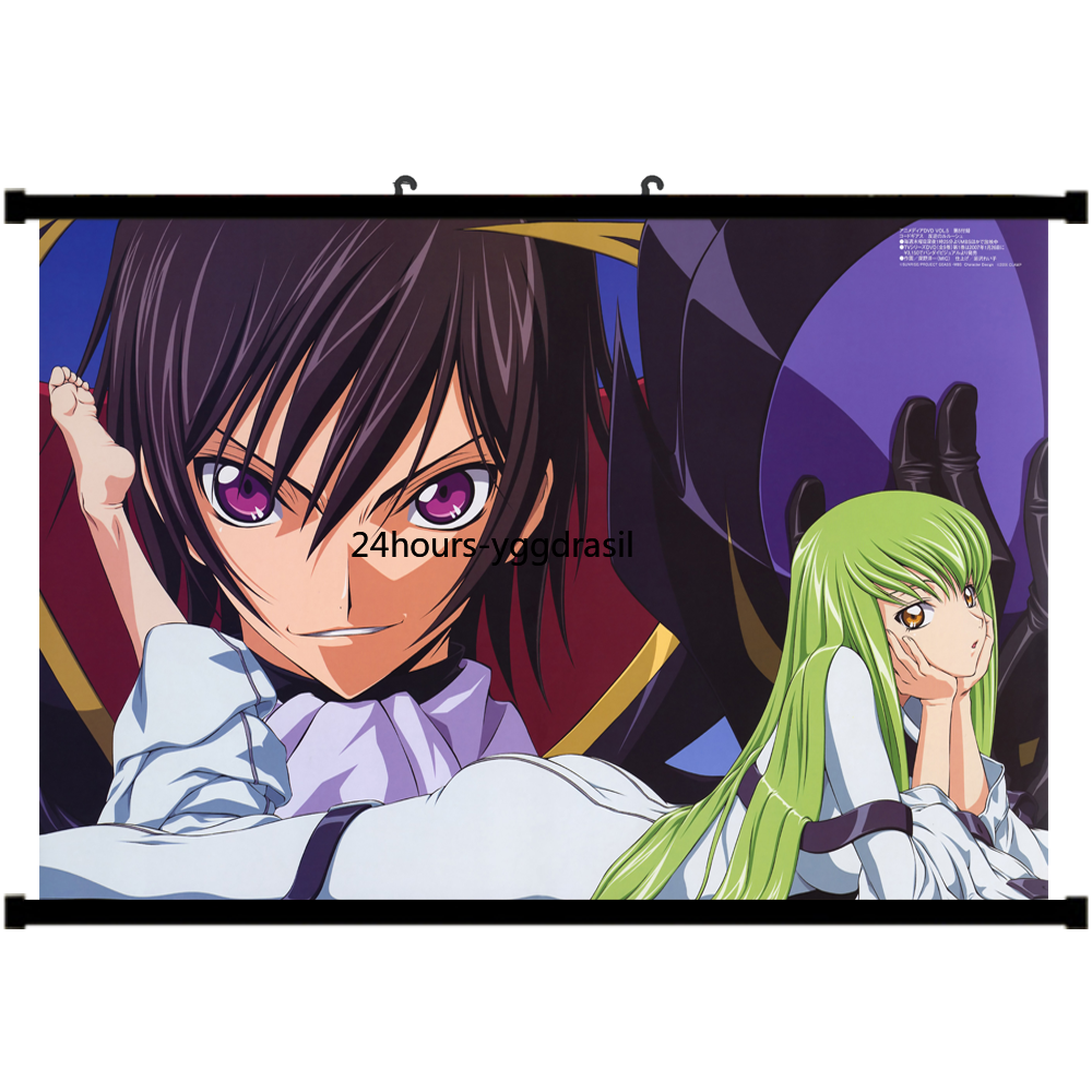 Anime Poster Code Geass CC Lelouch HD Wall Scroll Poster Home