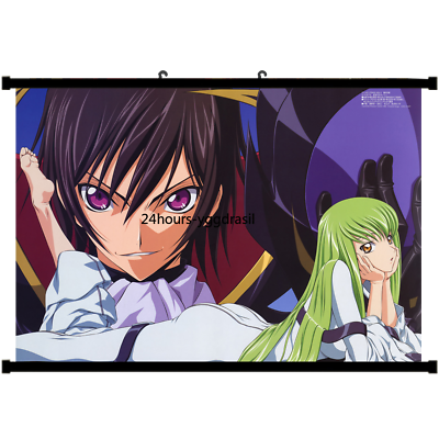 Anime Poster Code Geass CC Lelouch HD Wall Scroll Poster Home Decor 60x40cm  Hot