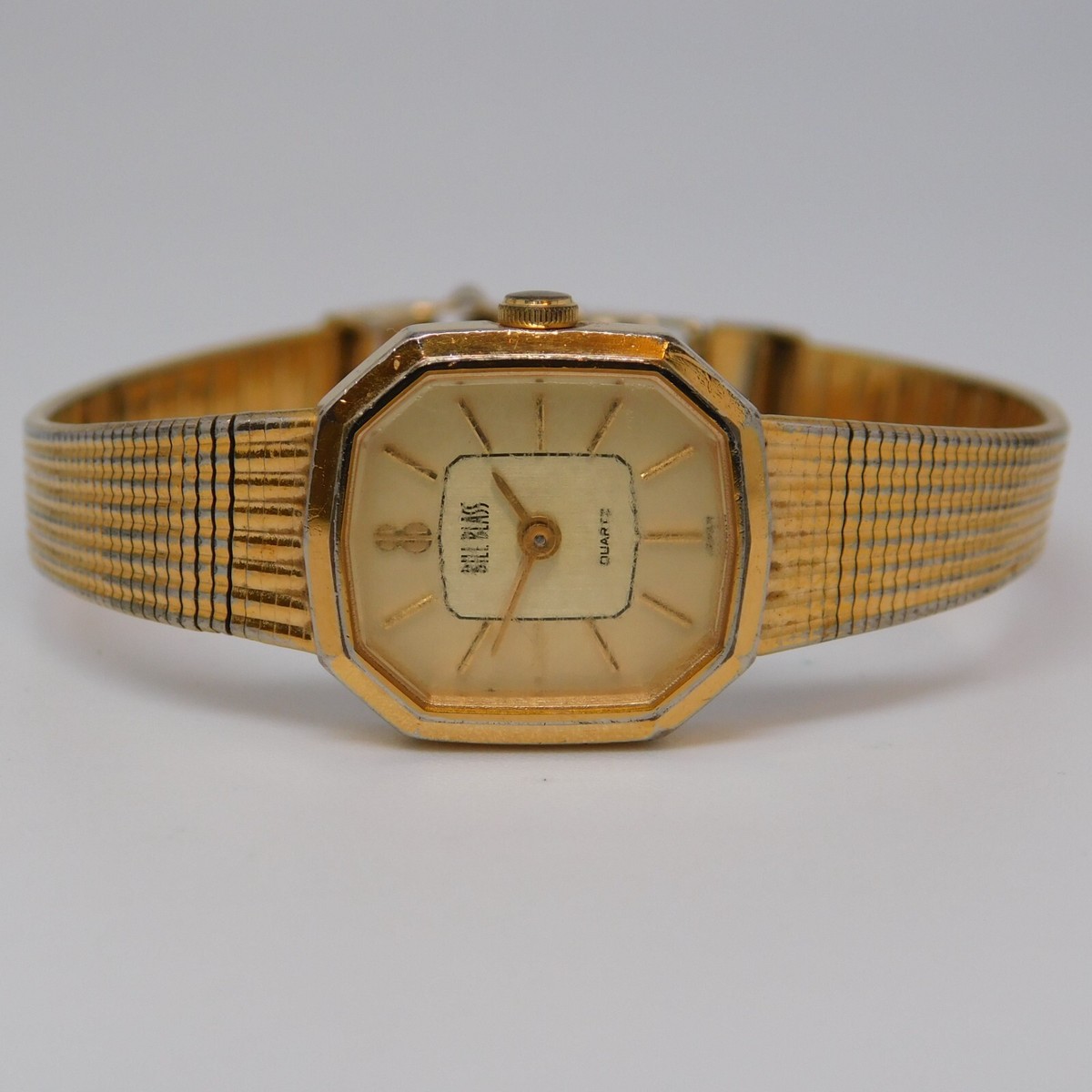 Bill Blass Women\'s vintage two toned watch with new battery Bill Blass Womens 293-3132 Gold-Tone Quartz Watch... | Depop main image 2