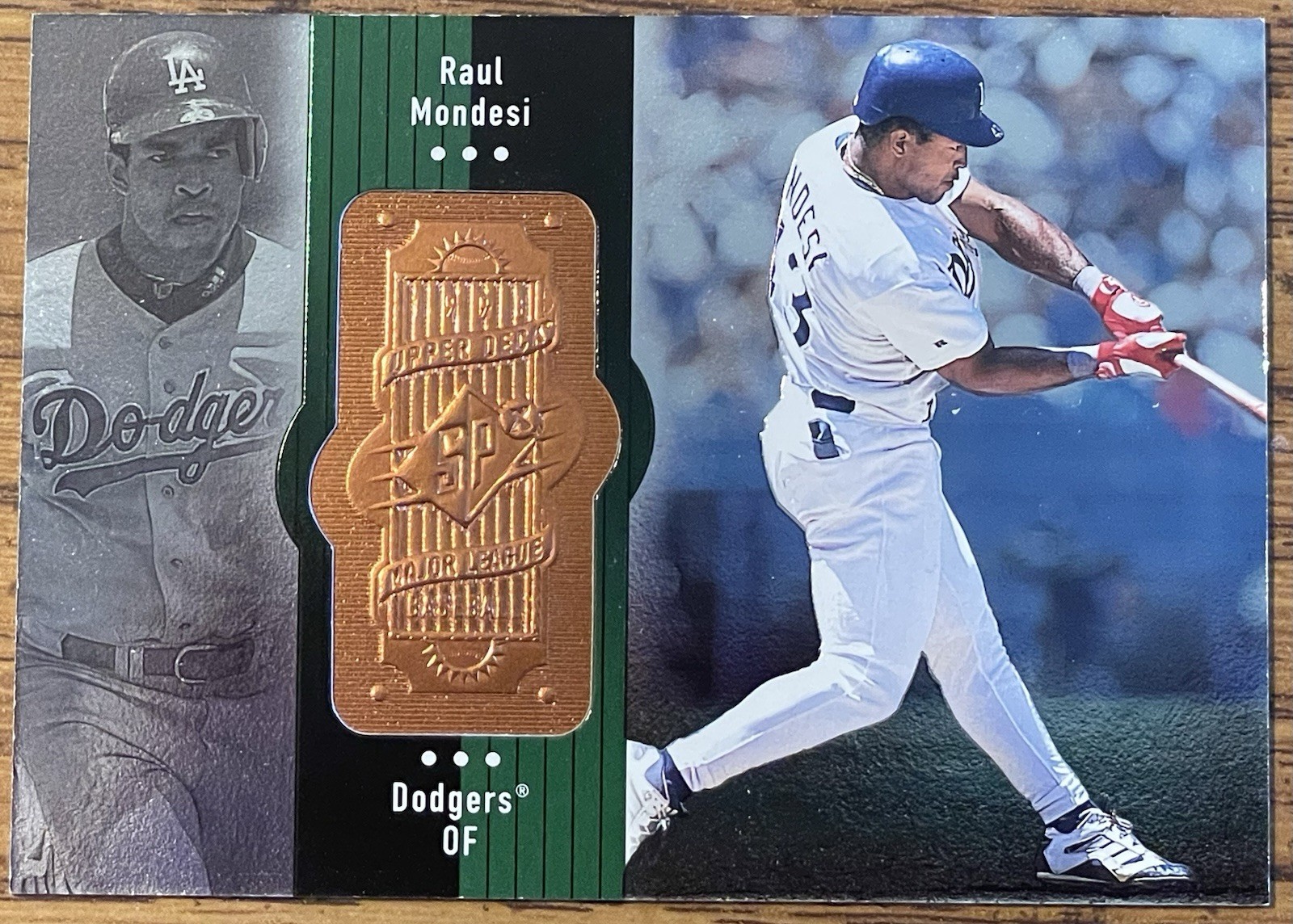 Raul Mondesi 1998 Upper Deck SPx Finite Card #92 LA Dodgers MLB Free Ship /9000
