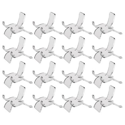 25 Pcs Acrylic Mini Easel Display Stand For Crystal Stones And Pendants