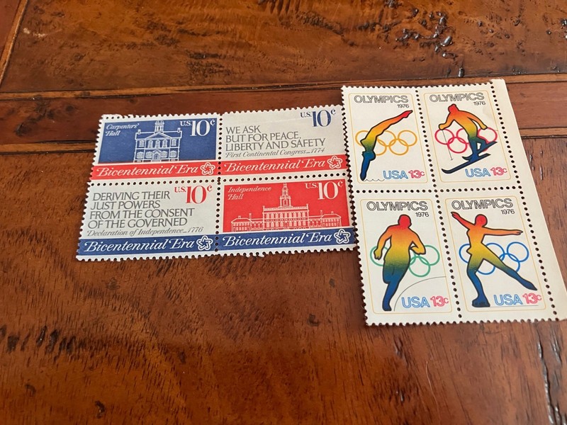 8 MINT U.S. STAMPS