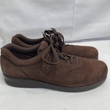 SAS Women's Size 10N Shoes Free Time Mocha Arch Support Travel Walking Nubuck