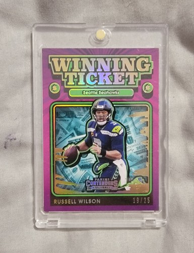 2021 Panini Contenders - Winning Ticket /25 Russell Wilson #WT-RWI