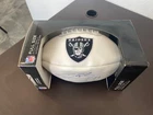 CHARLES WOODSON SIGNED OAKLAND RAIDERS LOGO FOOTBALL