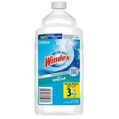 Windex with Vinegar Glass & Window Cleaner, and Refill Bottle, ( 67.6 fl oz )