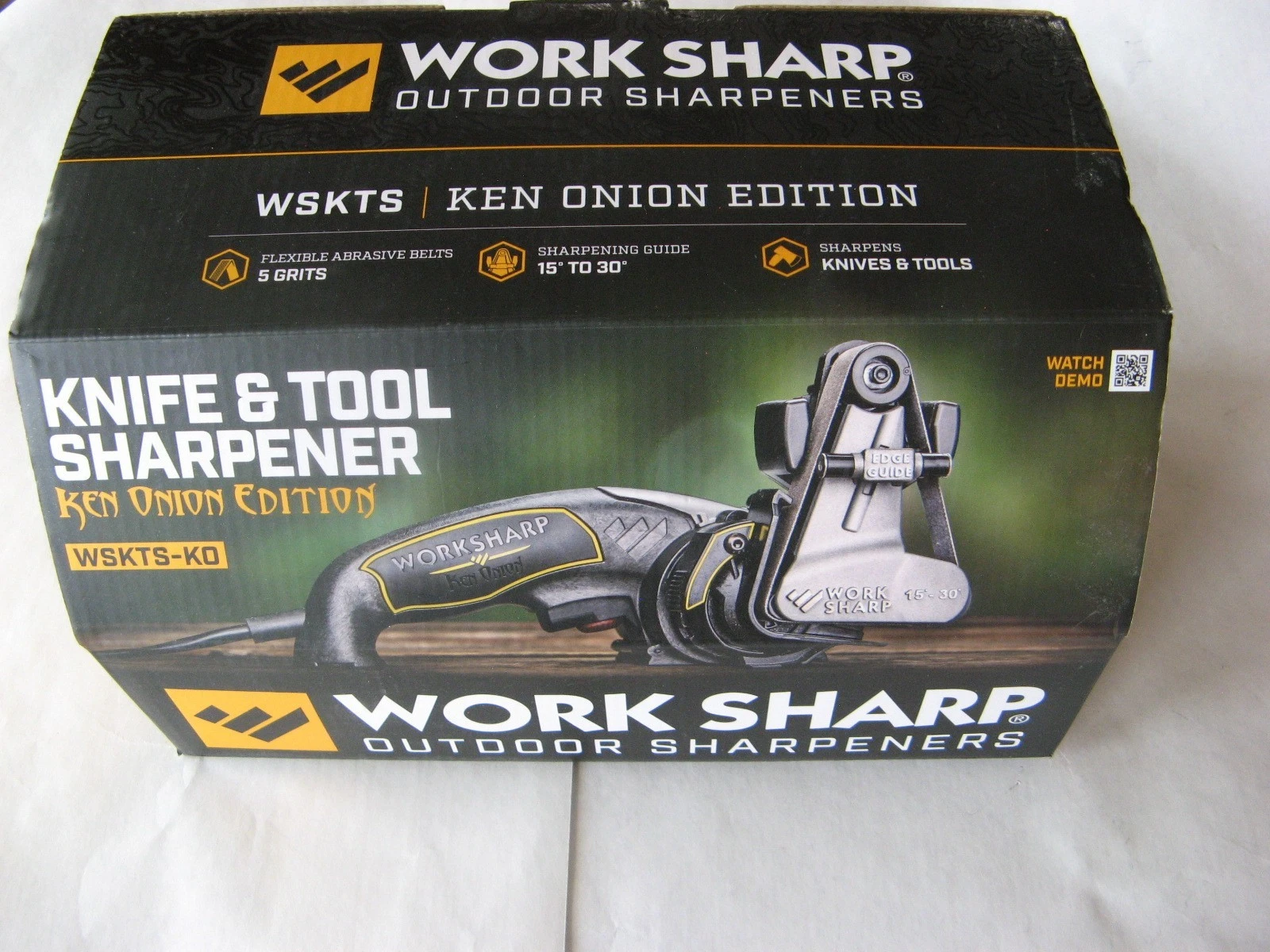 Work Sharp Ken Onion Sharpener Knife & Tool Sharpening System NEW