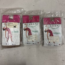 SIZE L-G set of 3 MONDOR 3310 Footed Performance Tights 40 Deniers suntan 82
