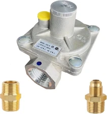 MCAMPAS Gas Pressure Regulator - 1/2" 1/2'' 