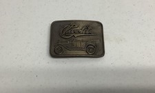 Vintage R.J. Roberts  Co. Antique Chevrolet Belt Buckle