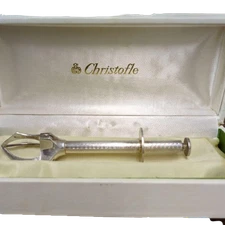 Christofle Sugar Tongs Cutlery Silver-tone Kitchen Daily Necessities
