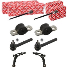 FEBI QUERLENKERSATZ 8 TEILIG VORDERACHSE passend für FIAT PUNTO 188 BJ 99-2012