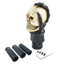 Skull Shifter Knobs Car Racing Gear Lever Stick Skeleton Shift Handle Beige Skull Shifter Knobs Car Racing Gear Lever Stick Skeleton Shift Handle Beige