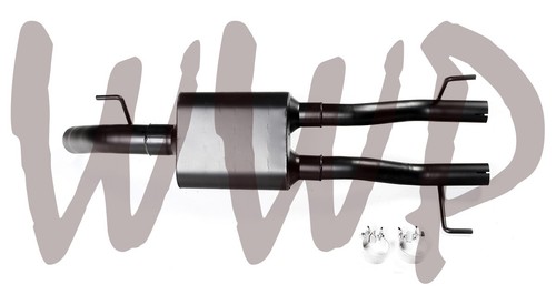 Stainless Turn Down CatBack Muffler Exhaust For 09-21 Toyota Tundra V8 CrewMax - Picture 1 of 2