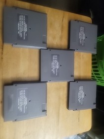 5 NES GAME LOT - Ninja Gaiden II, Operation Wolf, Ljn NFL, Ljn Jaws, Baseball